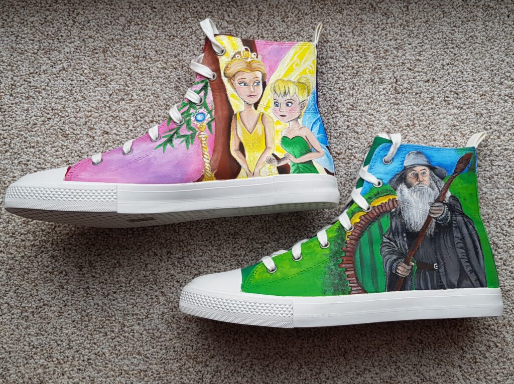 Schuhbemalung