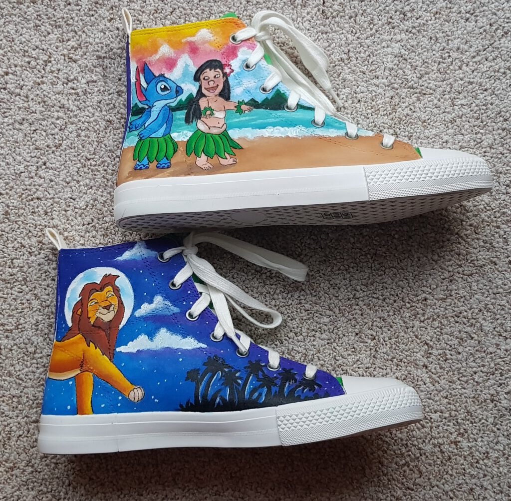 Schuhbemalung