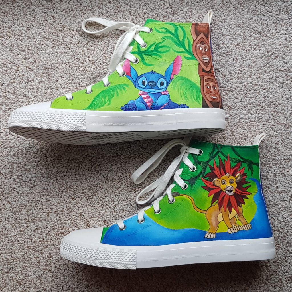 Schuhbemalung