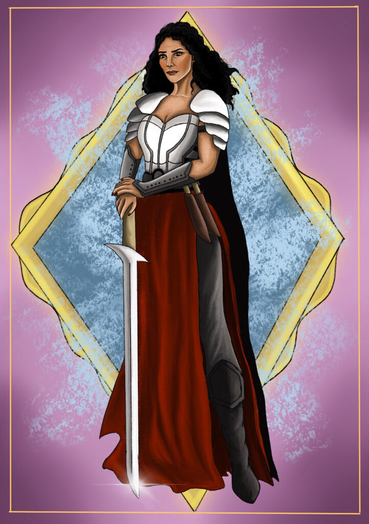 Charakterillustration für “The Crow Queen”
