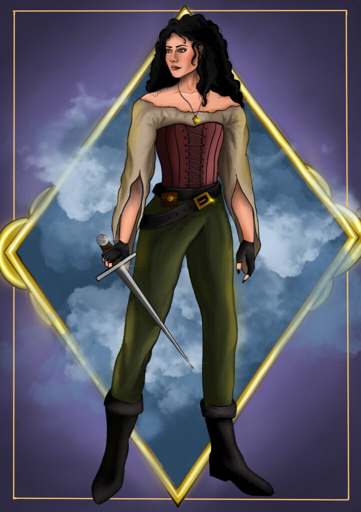 Charakterillustration für “The Crow Queen”