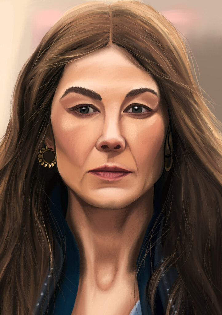 Rosamund Pike als Moiraine Sedai